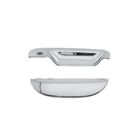 Apto para Ford F150 1997-2003, cubierta de manija trasera, cubierta de manija de puerta cromada