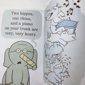 Livre d'images en papier anglais en gros, grande quantité, Éléphant et Cochon, avec histoire audio pour enfants, marque OEM/ODM Chine - Product Image 4