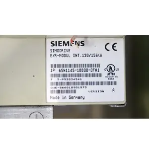 Siemens SIMODRIVE 611 6SN1145-1BB00-0FA1 Infeed/Regenerative Module New
