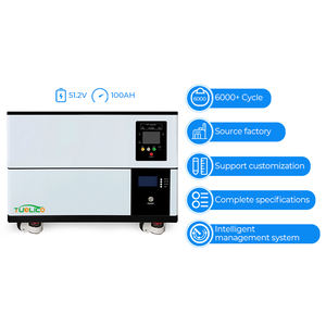 Paquete de batería Lifepo4 de almacenamiento de energía en el hogar respetuoso con el medio ambiente con carga solar y batería de larga vida útil - Product Image 5