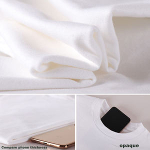 100% Cotton White Custom Printed T-Shirt Shirts for Men Mens <b>Tshirts</b> Blank Wholesale T Shirt <b>Tshirt</b> Printing Plain T-Shirts - Product Image 2