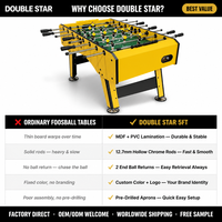 Vente directe usine : Table de baby-foot professionnelle 55, jeu de football de table, sport, OEM, dimensions, style, joueur, matériau, origine