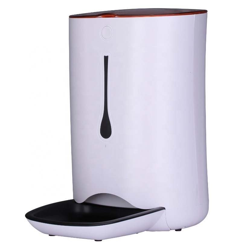 Удаленным АРР контролем камера микрочип кошка подачи автоматическая кормушка для домашних животных аудио Wi-Fi собака фидер