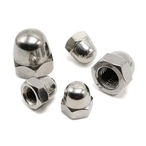 Manufacturer 3/8-16 stainless steel 304 A4 Allan cap hex nut carbon steel m3 hexagon domed cap nuts