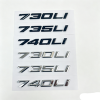 Emblème pour BMW Série 7 740Li 730Li 750Li 760li, insigne arrière, numéro de série, texte de coffre, en ABS, autocollant de voiture