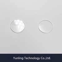Plaque de verre de quartz trempé, disque OEM personnalisé, utilisation industrielle, résistance aux hautes températures, substrat