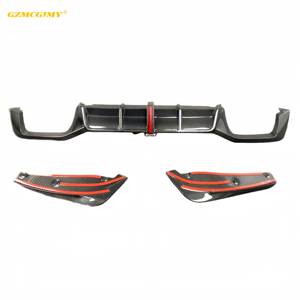 Diffuseur de séparateur arrière en Fiber de carbone sèche pour pare-chocs de voiture de haute qualité adapté au diffuseur arrière de Style BMW X4M F98 <span class=keywords><strong>KB</strong></span> - Product Image 1