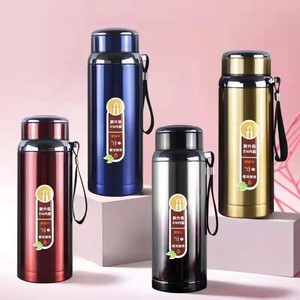 Botella termo de acero inoxidable de <span class=keywords><strong>1000ml</strong></span> de gran capacidad para exteriores para viajes y producción de tazas de regalo - Product Image 1