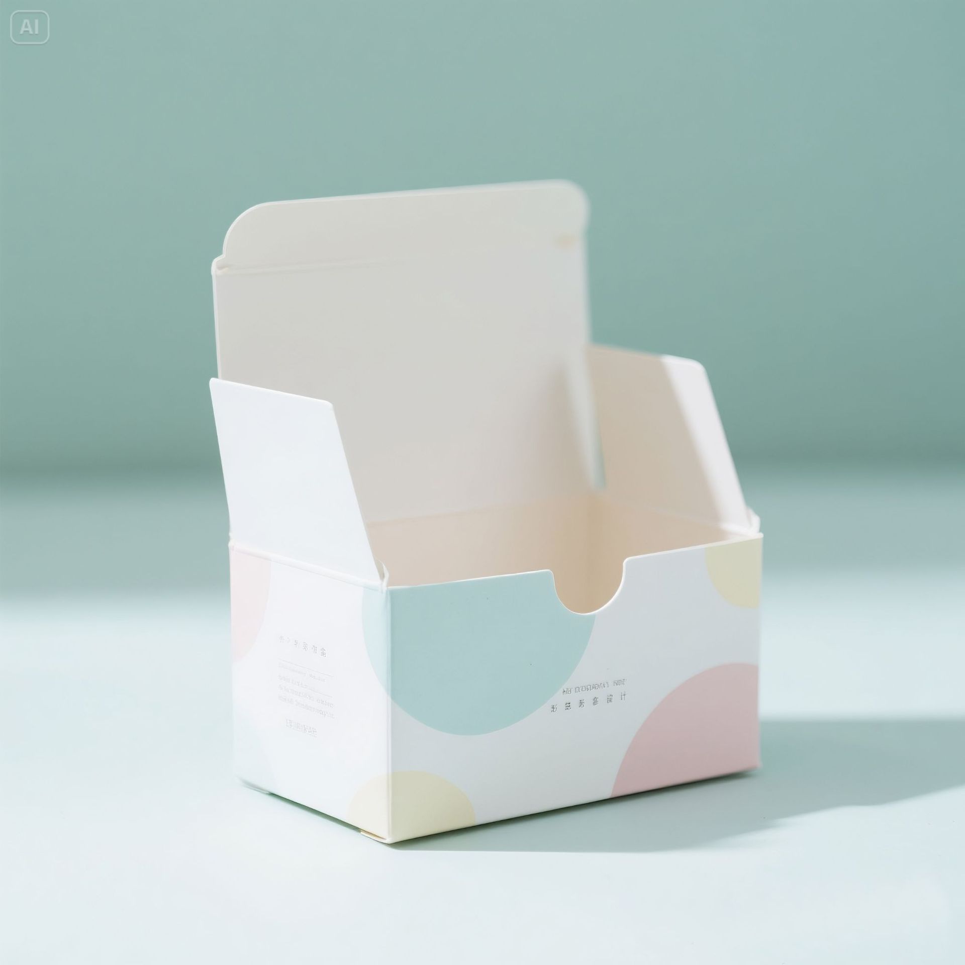 White Paperboard Packaging Box Custom Paper Boxes Folding Gift Box Eco Friendly Products for Cosmetic Packaging Card Packaging