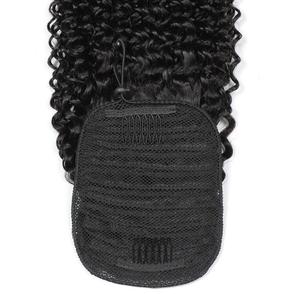 100% Virgin Remy Human <strong>Hair</strong> Chinese <strong>Hair</strong> Ponytail 8-24inch Kinky <strong>Curly</strong> Drawstring Wrap Natural Instant <strong>Hair</strong> <strong>Piece</strong> for Women - Product Image 5