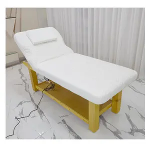 Hochwertige multifunktion ale Massivholz-Latex matte mit motor elektrischem Beauty Spa Massage bett nach der Geburt