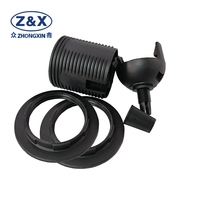 Douille de lampe E27 certifiée VDE ZX, support noir en PET, style à vis, entrée 4A AC 220V, garantie 2 ans, multi-usages pour la maison