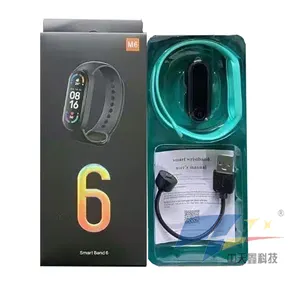 2024 Smart watch phone online M6 Smart Band IP67 Waterproof Wristband Fitness Tracker Sport Smartband with BT call