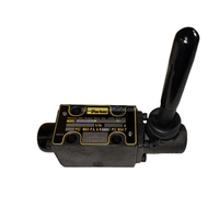 Vanne de commande directionnelle manuelle hydraulique Parker D1VL NG6 Cetop 3 350 bar 80 L/min 4 voies 3 positions, compatible avec D1VL