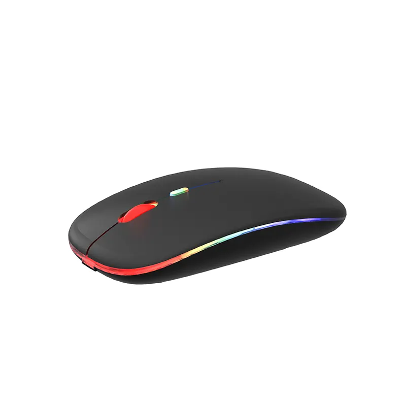 Wireless Mouse BT RGB Rechargeable Mouse Wireless Computer LED Backlit Ergonomic Gaming Mouse for Laptop PC