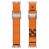 Bracelet de montre tactique robuste en nylon avec boucle magnétique, bracelet de sport d'extérieur pour Apple Watch Ultra 2 Series 10 9 8