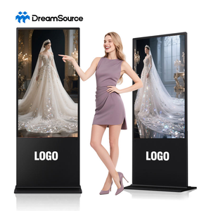 Pantalla Digital LCD de 75 Pulgadas con Soporte de Piso DreamSource, 1920x1080, con CMS Integrado, para Publicidad en Interiores - Product Image 1