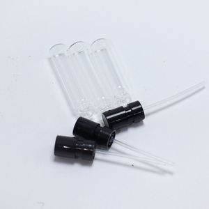 Flacon d'échantillon de parfum rond transparent personnalisé, recyclable et écologique, 1,5 ml, 2 ml, 3 ml, 5 ml, mini flacon de parfum avec bouchon pulvérisateur - Product Image 3