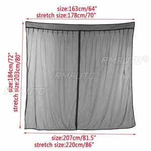 Filet anti-moustiques magnétique pour pare-brise arrière, pour fourgonnette, camping-car, Ford Transit Custom, Toyota Hiace - Product Image 6