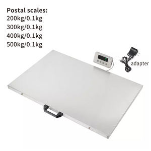 돼지 소 및 기타 가축을위한 500kg 휴대용 전자 동물 무게 규모 스테인레스 스틸 대형 플랫폼 규모 - Product Image 4