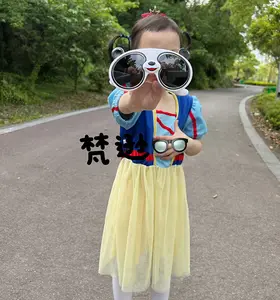 FANXUN 새로운 자외선 차단 귀여운 팬더 Dwen Dwen 실리콘 편광 선글라스 아기 소년과 소녀를위한 만화 선글라스