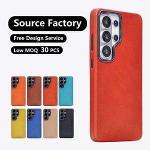 Funda de Cuero Genuino con Diseño de <span class=keywords><strong>Alta</strong></span> <span class=keywords><strong>Gama</strong></span> para Teléfono Móvil <span class=keywords><strong>Samsung</strong></span> <span class=keywords><strong>Galaxy</strong></span> S26U - Product Image 1