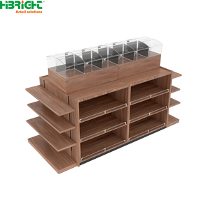 Estantería de Exhibición con Diseño de Madera, Góndola de Varios Niveles para Supermercados y Tiendas de Comestibles - Product Image 2