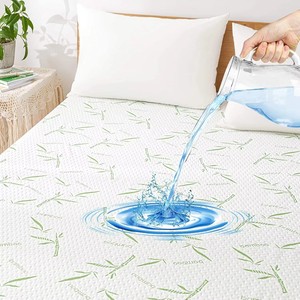 Oeko-tex 100 Certificated Wholesale Quilted Bamboo <strong>Mattress</strong> <strong>Protector</strong> Whole Sale Waterproof Bed Cover for Home or Hospital Use - Product Image 1