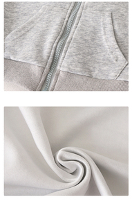 Set felpa stile coreano per <span class=keywords><strong>bambini</strong></span> Cardigan con cerniera con cappuccio in cotone <span class=keywords><strong>abbigliamento</strong></span> <span class=keywords><strong>sportivo</strong></span> per ragazzi - Product Image 6