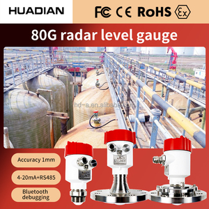Capteur de niveau d'eau radar sans contact 80G pour particules solides et liquides, sortie 4-20 mA, certifié CE - Product Image 6