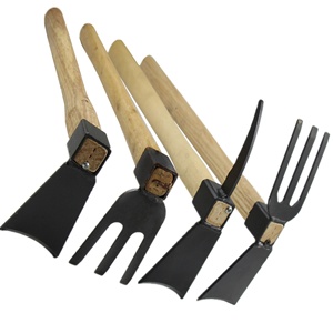 Outils de jardinage et d'aménagement paysager : Petite <span class=keywords><strong>houe</strong></span> de désherbage tout acier, pioche de plantation de fleurs pour l'extérieur, râteau domestique pour légumes - Product Image 6
