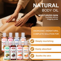 UUKKG Huile Corporelle Portable 100ml Personnalisable à la Formule Sur Mesure, Huile de Massage Éclaircissante au Curcuma, Vitamine C, Noix de Coco et Rose, Vente en Gros