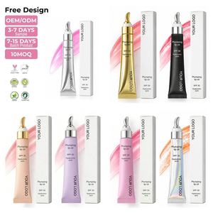 Aceite Labial Voluminizador de Colágeno con Logotipo Personalizado, 20 ml, Aplicador con Boquilla Metálica, Manteca de Karité, Hidratante, Vegano, Brillo Labial, Suministro al por Mayor - Product Image 1