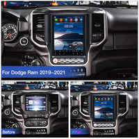 Radio para Auto con GPS, Navegación, Reproductor Multimedia de Video, Unidad Principal para Dodge Ram 2019 2020 2021, Estéreo Android, 4G WIFI, Autoradio, CarPlay