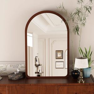 Cornice in Legno Contemporanea <span class=keywords><strong>per</strong></span> Arredamento Casa, <span class=keywords><strong>Specchio</strong></span> Decorativo Irregolare Asimmetrico <span class=keywords><strong>per</strong></span> Soggiorno, Camera da Letto, <span class=keywords><strong>Ingresso</strong></span>, Bagno - Product Image 4