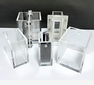 Électrolyseur de type H avec des réservoirs à membrane d'électrolyse en verre organique à double/triple ouverture non scellés - Product Image 2