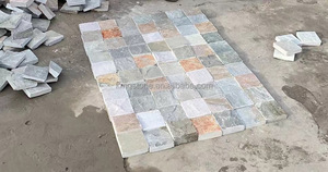 Pavés de patio à motif d'éventail en pierre de taille personnalisée pour la décoration - Product Image 2