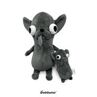 Porte-clés en peluche personnalisé ChiHUAHU Chihuahua avec rembourrage en coton PP, accessoires pour chien unisexe, design moche et mignon