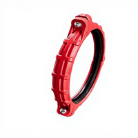 Raccords de tuyauterie rainurés à joint flexible 1,6 MPa 300 PSI ASTM A536 pour la réduction des vibrations et l'alimentation en eau