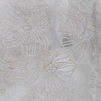 Tissu en maille de tulle 100 % polyester respirant, teint en fil, brillant, avec lurex et paillettes, broderie de sequins, léger et tricoté pour robes