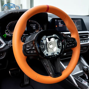 Nuevo volante LED de fibra de carbono forjado M Sport LCI volante de cuero Alcantara completo para <span class=keywords><strong>BMW</strong></span> F30 F10 <span class=keywords><strong>M5</strong></span> F90 F20 X5 E70 - Product Image 1
