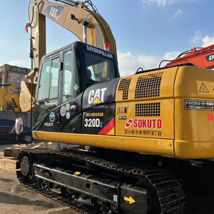 Excavadora de cadenas usada original japonesa Caterpillar 320D de segunda mano con motor fiable, lista para enviar - Product Image 1