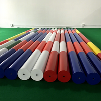 Bastones de relevo de PVC coloridos, antideslizantes y duraderos, equipo de atletismo para reuniones deportivas y actividades de team building, marca Reeds, 350x10x10cm