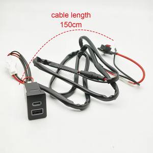 Cargador USB para coche PD carga rápida QC3.0 adaptador de carga de teléfono USB salida para Mitsubishi Outlander <span class=keywords><strong>Eclipse</strong></span> Cross L200 Triton - Product Image 2