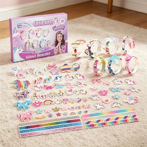 <b>Cute</b> Hairband Making Set Teen Girls Plastic Alice <b>Headbands</b> Cartoon Butterfly Bracelet Craft Kit Party Favor Gift - Product Image 5