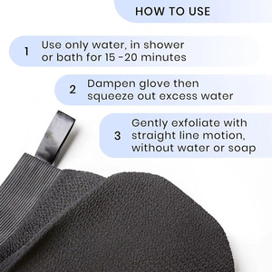 <span class=keywords><strong>Gant</strong></span> exfoliant coréen SimpleField avec <span class=keywords><strong>Kessa</strong></span>, lot de 2, 100 % viscose, pour l'élimination des peaux mortes et le gommage corporel - Product Image 6