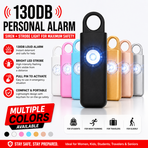 Alarme personnelle rechargeable pour femmes, alarme de panique d'urgence <span class=keywords><strong>SOS</strong></span>, sécurité, autodéfense, avec GPS, appel d'urgence et localisation par SMS - Product Image 2