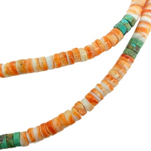 เทอร์ควอยซ์ธรรมชาติ Spiny Mop Beads ชาวเขากะเหรี่ยง925สร้อยคอเงินสเตอร์ลิง - Product Image 4