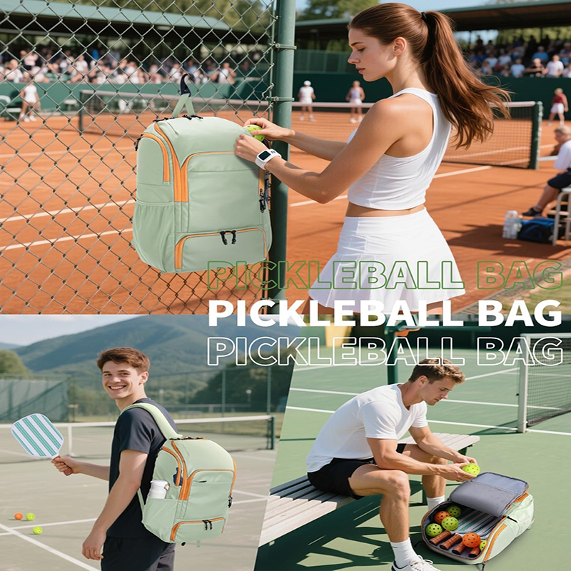 Sleek Athletic Crossbody Sling Bag – Modern Racket Carrier for Pickleball, Tennis & Badminton - View 4