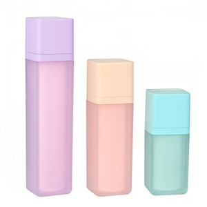 Flacon pompe sans air personnalisé en plastique AS avec bouchon, 30ml, 50ml, 100ml, 120ml, 250ml, pour emballage cosmétique et soins de la peau - Product Image 2